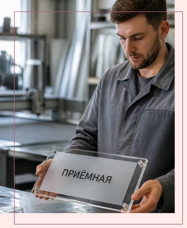 Таблички из оргстекла на заказ в Элисте от 4039 р. | Аванза-Элс