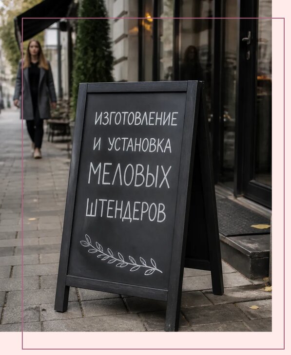 Меловые штендеры в Элисте по цене от 6731 р. | Аванза-Элс